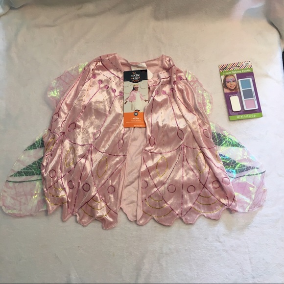 Hyde and EEK Boutique Other - Hyde‎ and EEK Boutique Fairy Costume Kids OSFM Pink NEW Capelet Headpiece Makeup